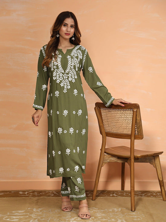 Buy Kompoo Womens Rayon Printed Kurti with Beautiful Work Modern Kurti  These Trendy Kurties Can be Wear as Casual, Office wear, College Color &  Size (Dark Green,X- Large) at Amazon.in